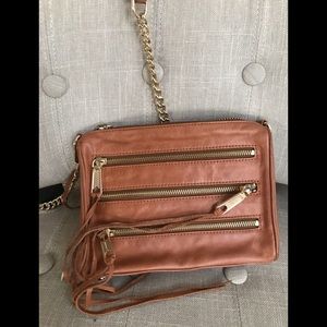 Rebecca Minkoff tan cross body bag